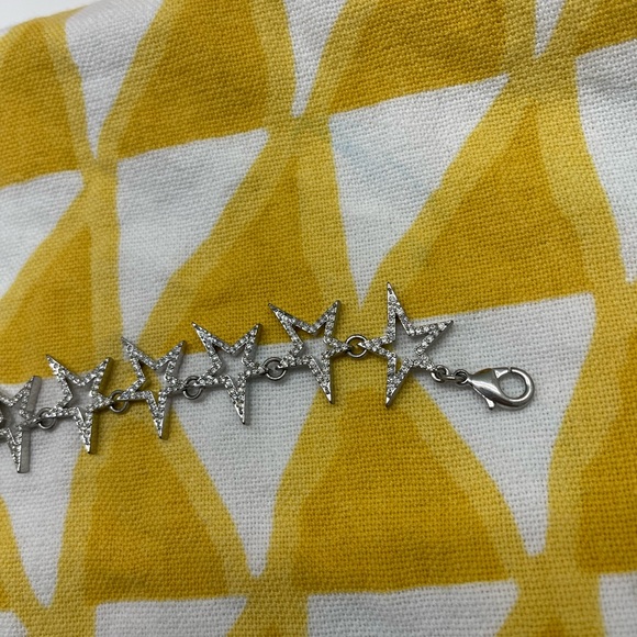 CC skye silver crystal star bracelet preowned - Picture 5 of 8